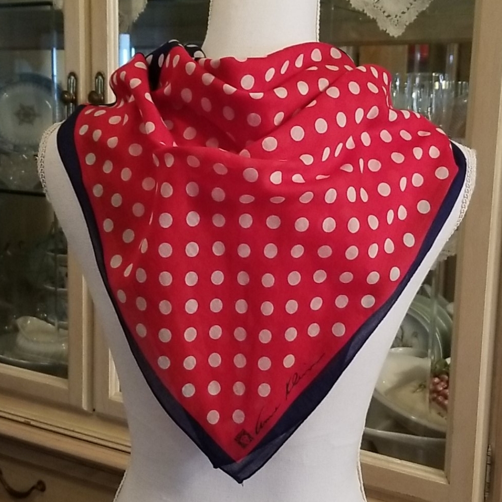 Vintage Ann Klein Scarf 30 x 30
